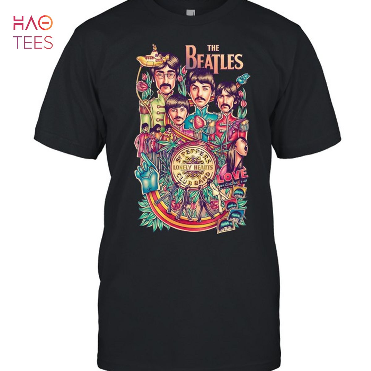 The Beatles Lonely Heart T-Shirt Luxury Store