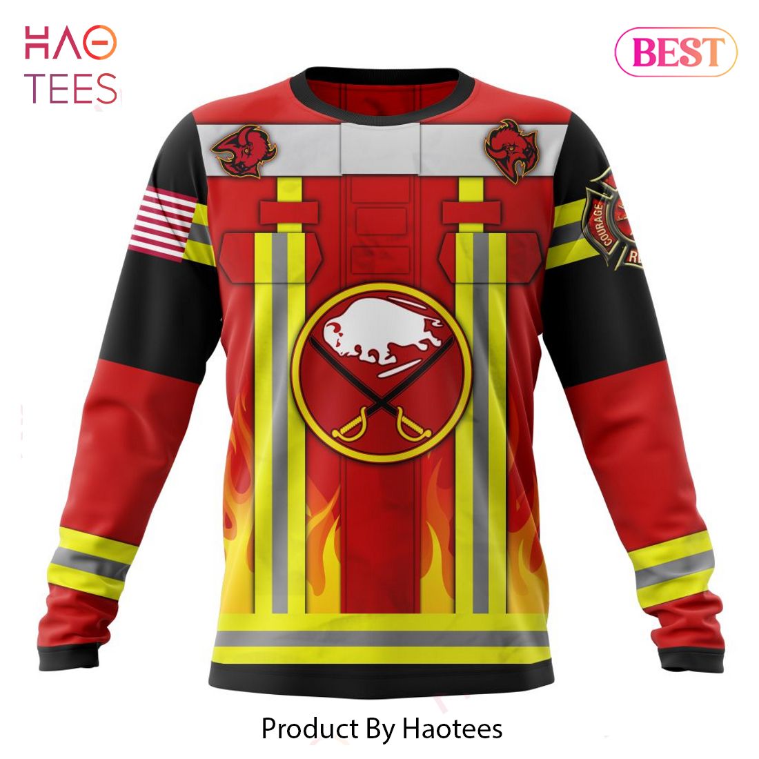 BEST Buffalo Sabres Honnor Firefighter Uniform V0622 3D Hoodie BEST Buffalo Sabres Honnor Firefighter Uniform V0622 3D Hoodie