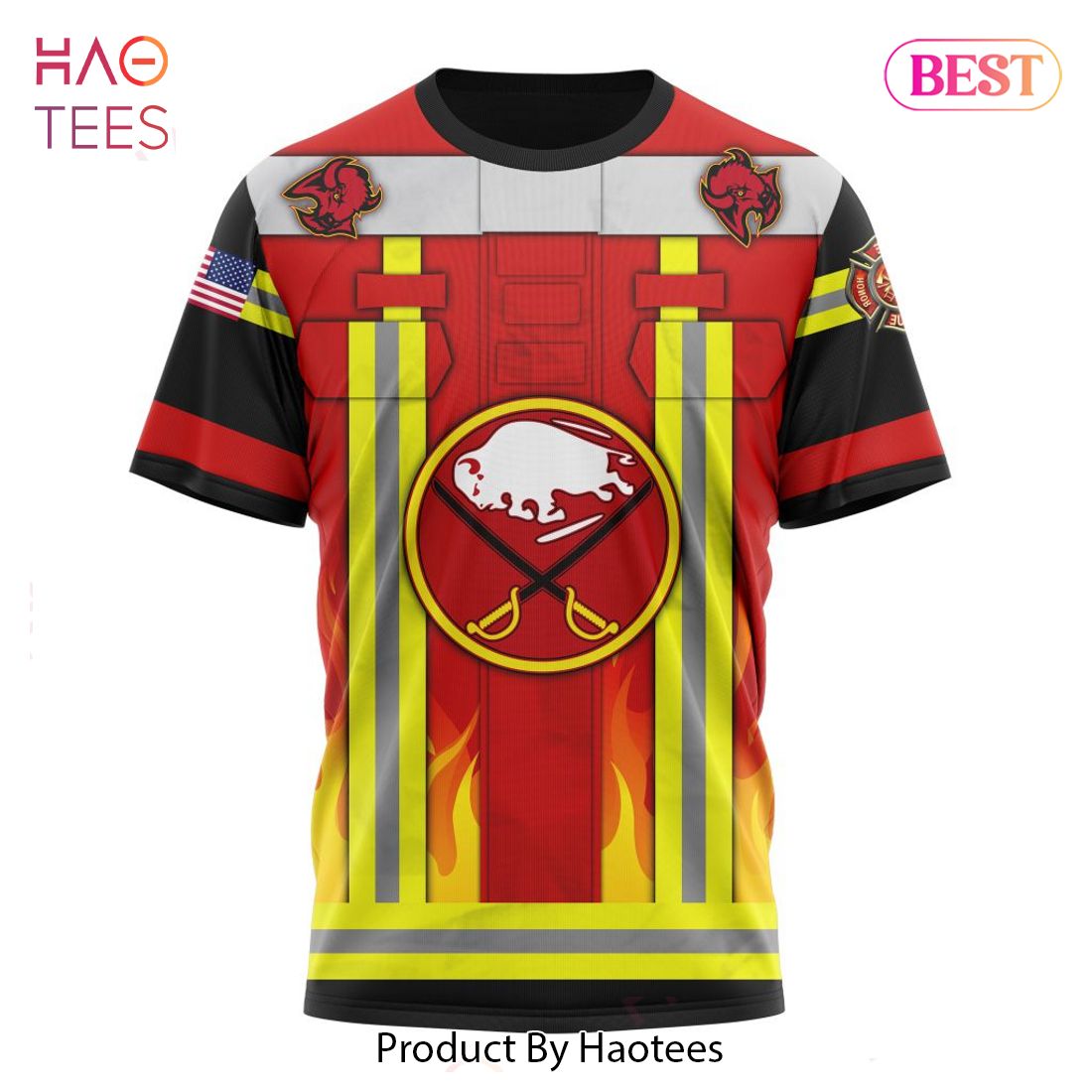 BEST Buffalo Sabres Honnor Firefighter Uniform V0622 3D Hoodie BEST Buffalo Sabres Honnor Firefighter Uniform V0622 3D Hoodie