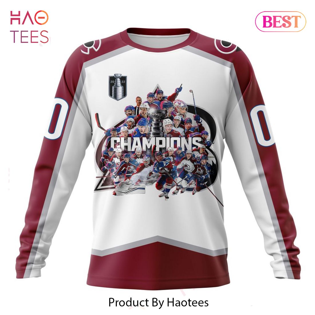 BEST Colorado Avalanche 2023 Stanley Cup Champions Away 3D Hoodie BEST Colorado Avalanche 2023 Stanley Cup Champions Away 3D Hoodie