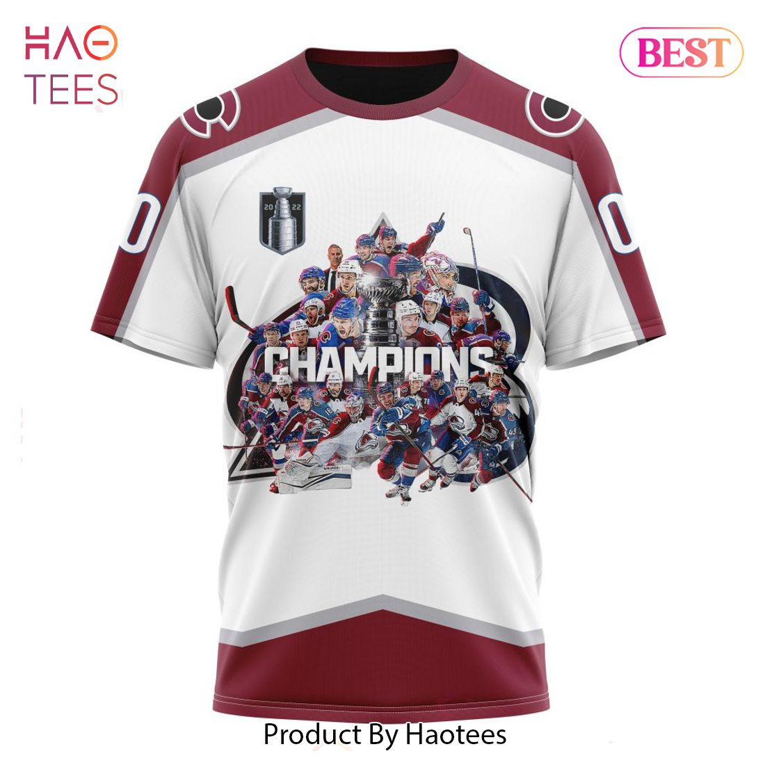 BEST Colorado Avalanche 2023 Stanley Cup Champions Away 3D Hoodie BEST Colorado Avalanche 2023 Stanley Cup Champions Away 3D Hoodie