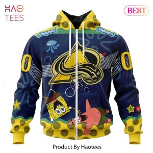 BEST Colorado Avalanche Specialized Jersey With SpongeBob 3D Hoodie