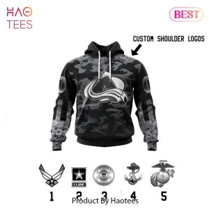BEST Colorado Avalanche Specialized Kits With Camo Color And You Can Customs YourService Branches 3D Hoodie
