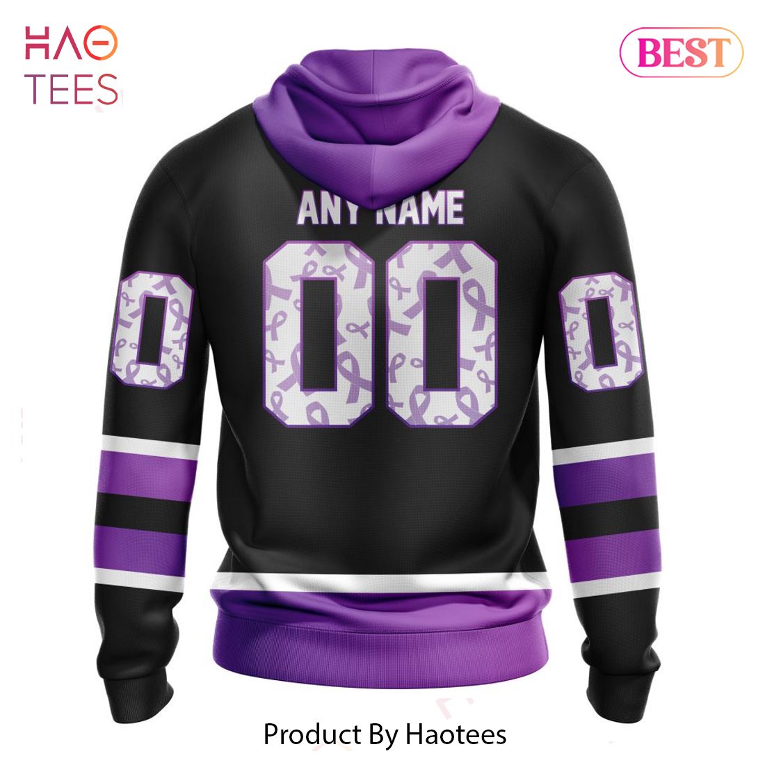 BEST NHL Anaheim Ducks Special Black Hockey Fights Cancer Kits 3D Hoodie BEST NHL Anaheim Ducks Special Black Hockey Fights Cancer Kits 3D Hoodie