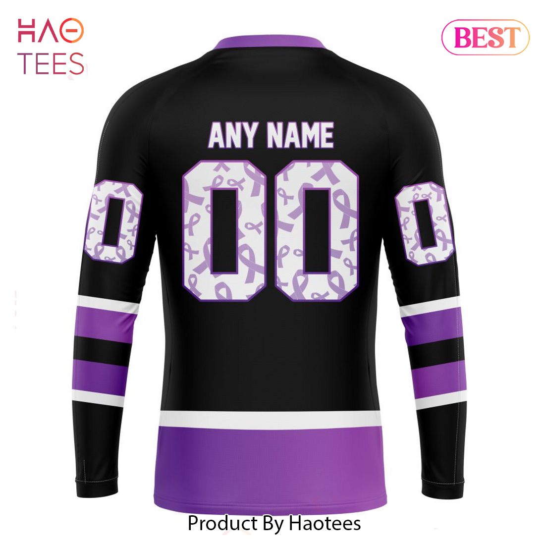 BEST NHL Arizona Coyotes Special Black Hockey Fights Cancer Kits 3D Hoodie BEST NHL Arizona Coyotes Special Black Hockey Fights Cancer Kits 3D Hoodie