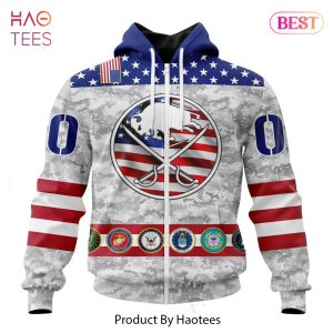 BEST NHL Buffalo Sabres Armed Forces Appreciation 3D Hoodie
