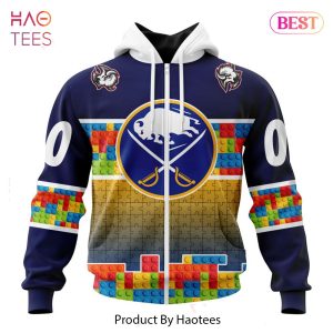 BEST NHL Buffalo Sabres Special Autism Awareness Design 3D Hoodie