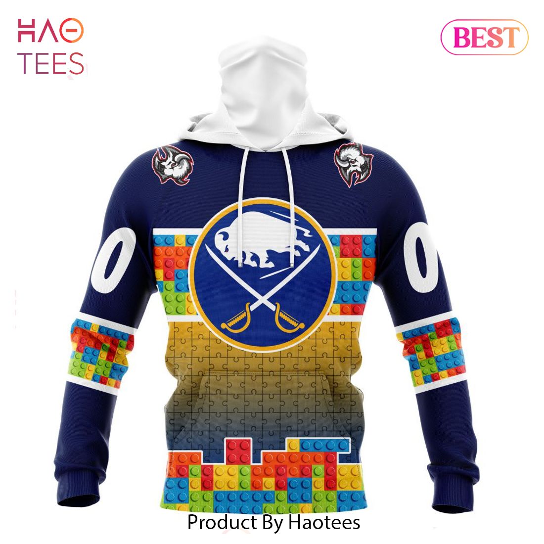 BEST NHL Buffalo Sabres Special Autism Awareness Design 3D Hoodie BEST NHL Buffalo Sabres Special Autism Awareness Design 3D Hoodie