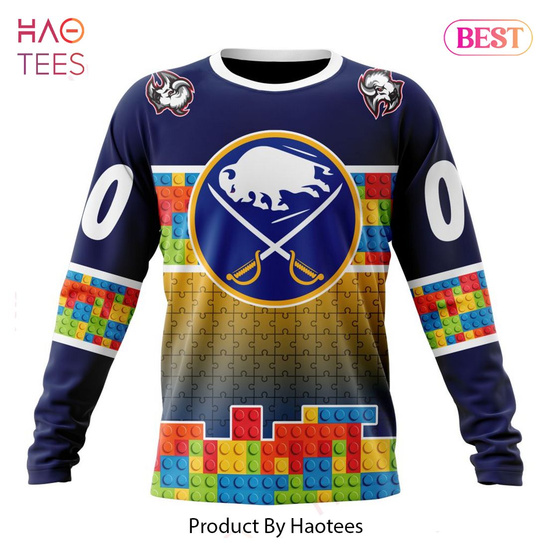BEST NHL Buffalo Sabres Special Autism Awareness Design 3D Hoodie BEST NHL Buffalo Sabres Special Autism Awareness Design 3D Hoodie