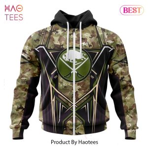 BEST NHL Buffalo Sabres Special Camo Color Design 3D Hoodie