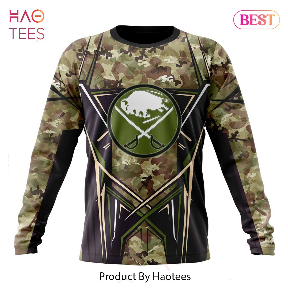 BEST NHL Buffalo Sabres Special Camo Color Design 3D Hoodie BEST NHL Buffalo Sabres Special Camo Color Design 3D Hoodie