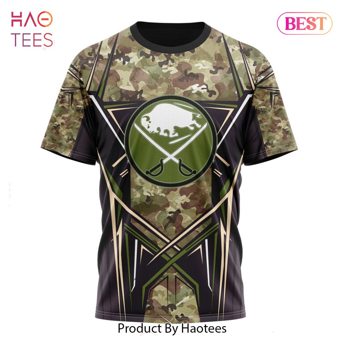 BEST NHL Buffalo Sabres Special Camo Color Design 3D Hoodie BEST NHL Buffalo Sabres Special Camo Color Design 3D Hoodie