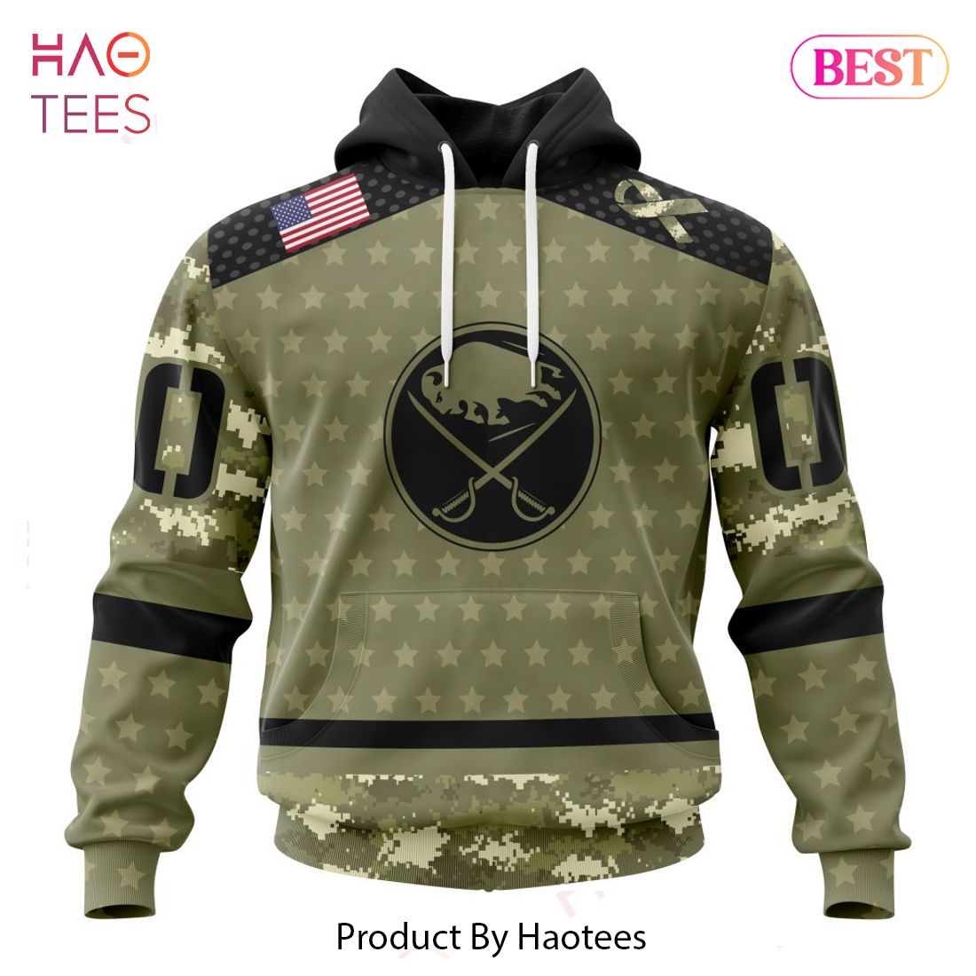BEST NHL Buffalo Sabres Special Camo Military Appreciation 3D Hoodie BEST NHL Buffalo Sabres Special Camo Military Appreciation 3D Hoodie