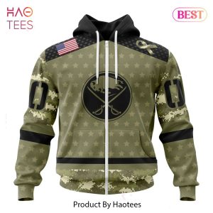 BEST NHL Buffalo Sabres Special Camo Military Appreciation 3D Hoodie