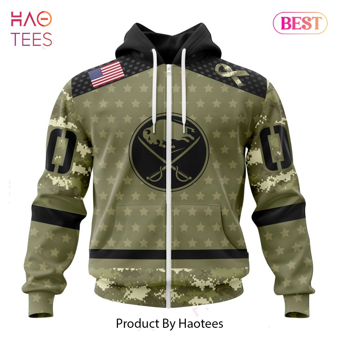 BEST NHL Buffalo Sabres Special Camo Military Appreciation 3D Hoodie BEST NHL Buffalo Sabres Special Camo Military Appreciation 3D Hoodie