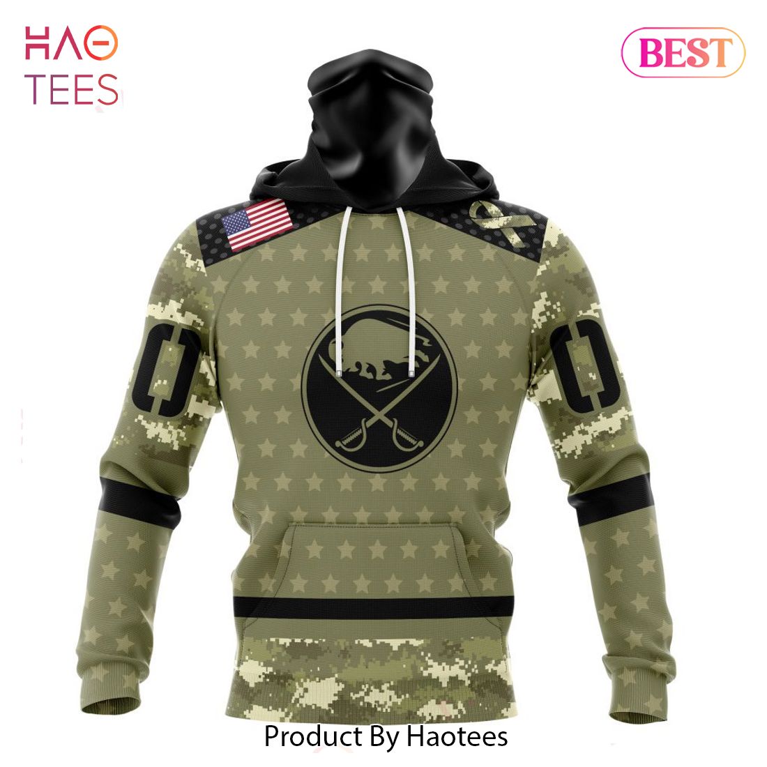 BEST NHL Buffalo Sabres Special Camo Military Appreciation 3D Hoodie BEST NHL Buffalo Sabres Special Camo Military Appreciation 3D Hoodie