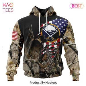 BEST NHL Buffalo Sabres Special Camo Realtree Hunting 3D Hoodie