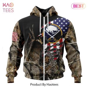 BEST NHL Buffalo Sabres Special Camo Realtree Hunting 3D Hoodie