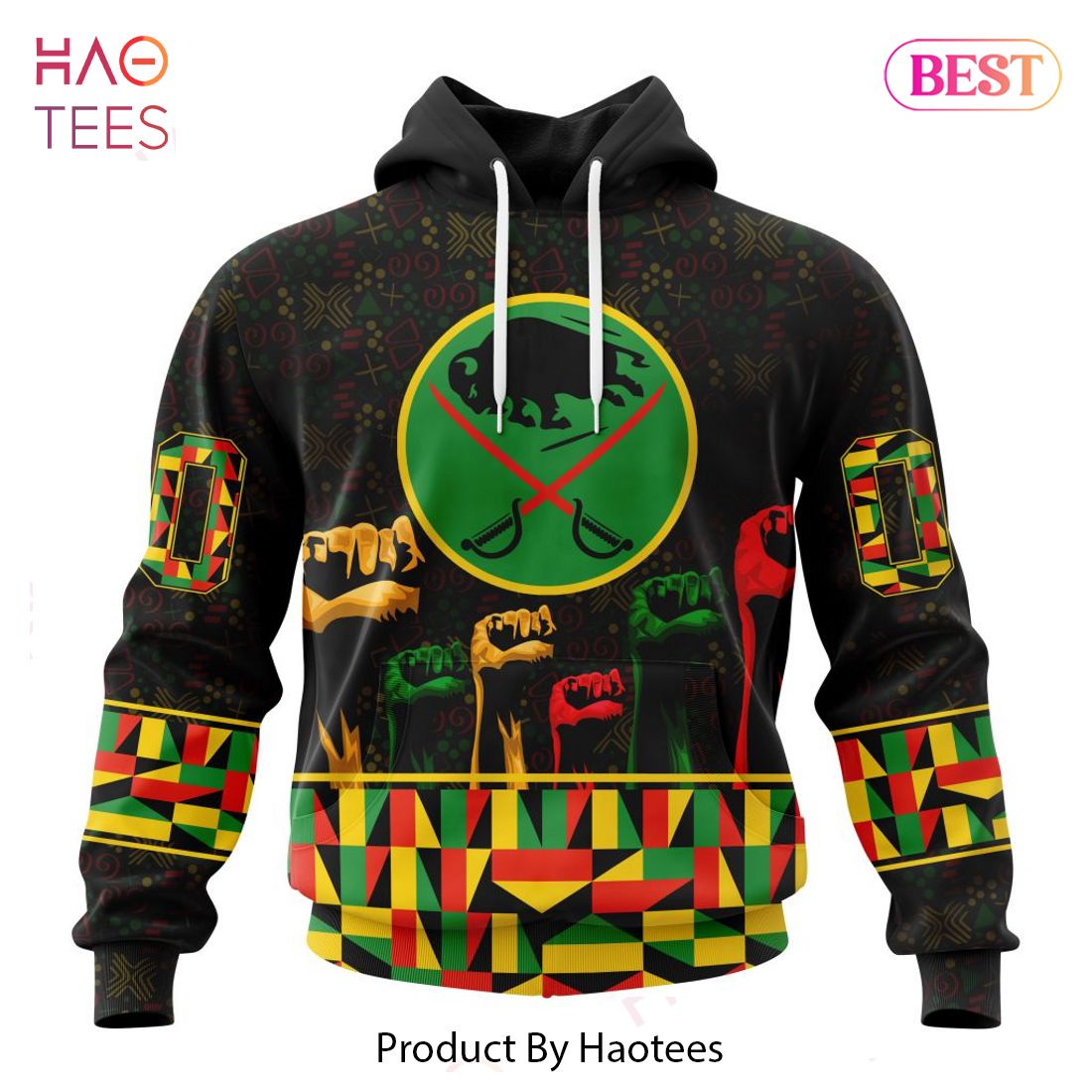 BEST NHL Buffalo Sabres Special Design Celebrate Black History Month 3D Hoodie