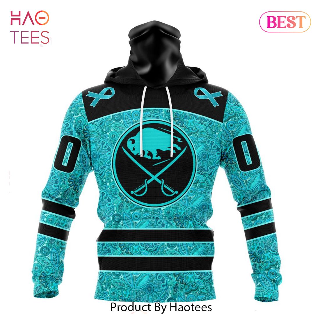 BEST NHL Buffalo Sabres Special Design Fight Ovarian Cancer 3D Hoodie BEST NHL Buffalo Sabres Special Design Fight Ovarian Cancer 3D Hoodie