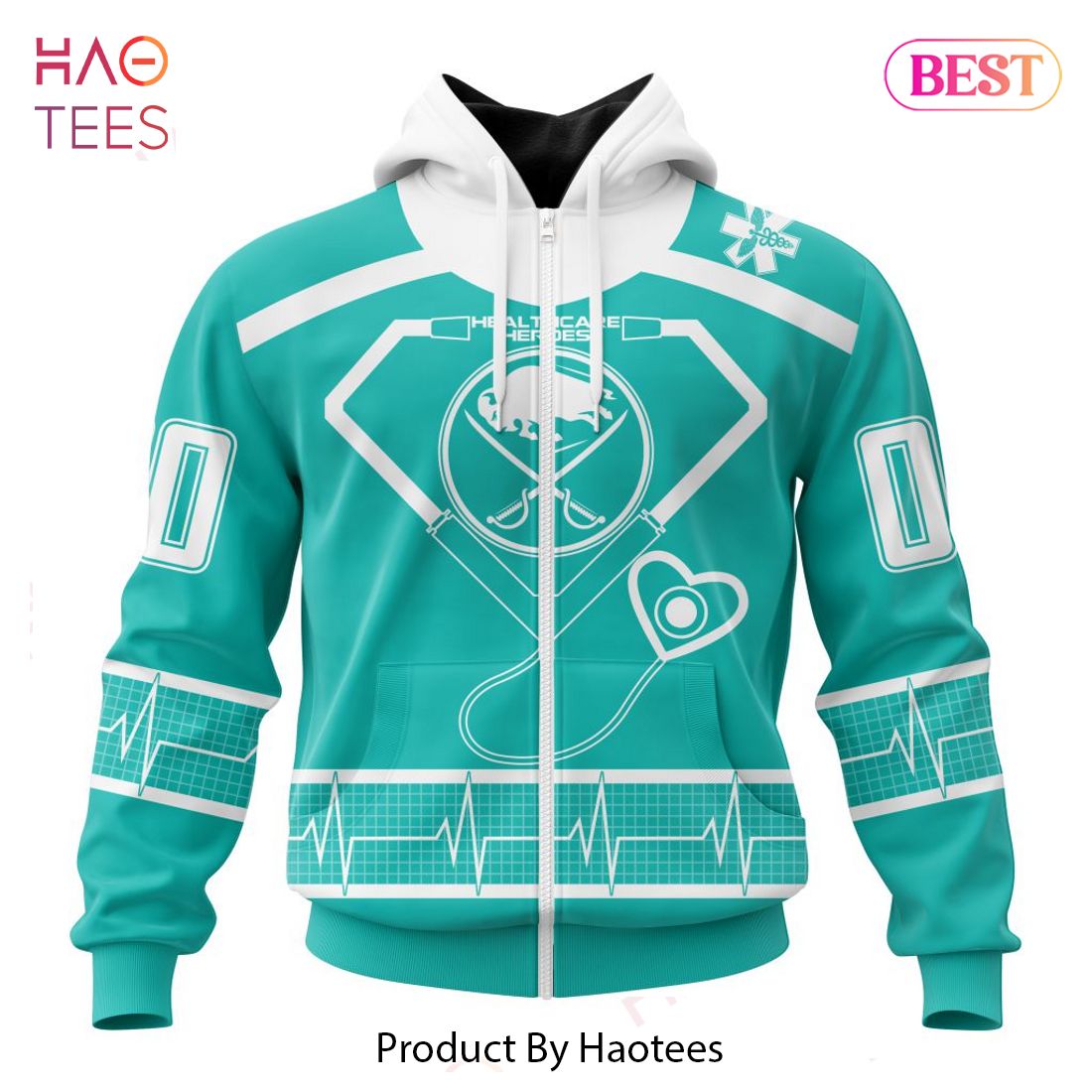 BEST NHL Buffalo Sabres Special Design Honoring Healthcare Heroes 3D Hoodie BEST NHL Buffalo Sabres Special Design Honoring Healthcare Heroes 3D Hoodie
