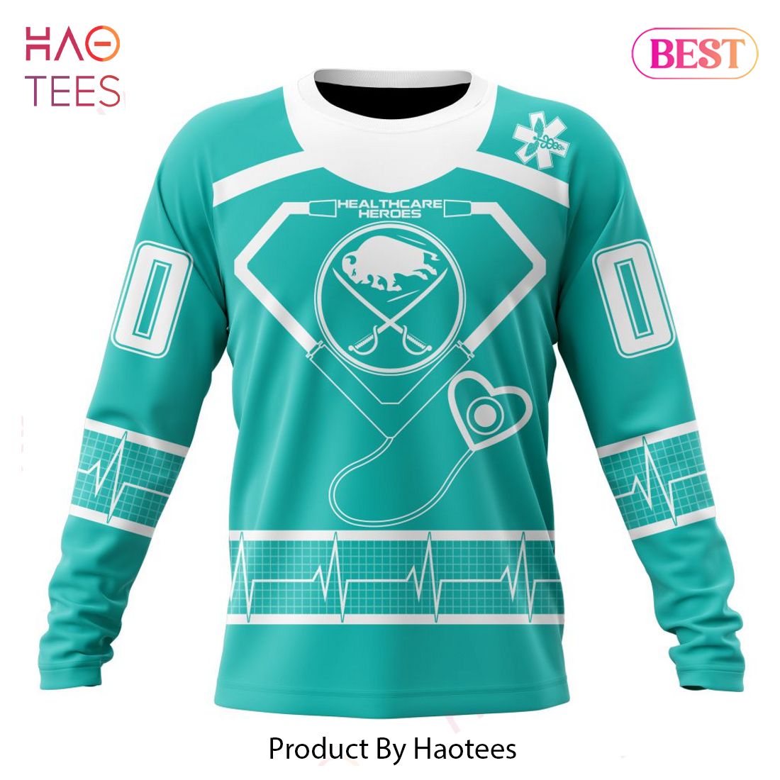 BEST NHL Buffalo Sabres Special Design Honoring Healthcare Heroes 3D Hoodie BEST NHL Buffalo Sabres Special Design Honoring Healthcare Heroes 3D Hoodie