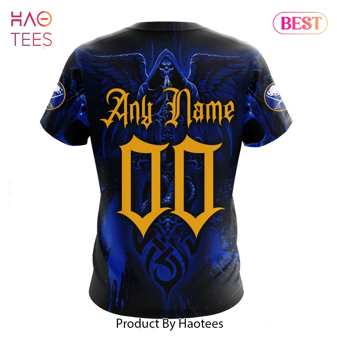 BEST NHL Buffalo Sabres Special Design With Skull Art 3D Hoodie BEST NHL Buffalo Sabres Special Design With Skull Art 3D Hoodie