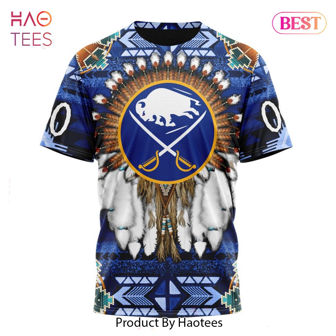 BEST NHL Buffalo Sabres Special Native Costume Design 3D Hoodie BEST NHL Buffalo Sabres Special Native Costume Design 3D Hoodie