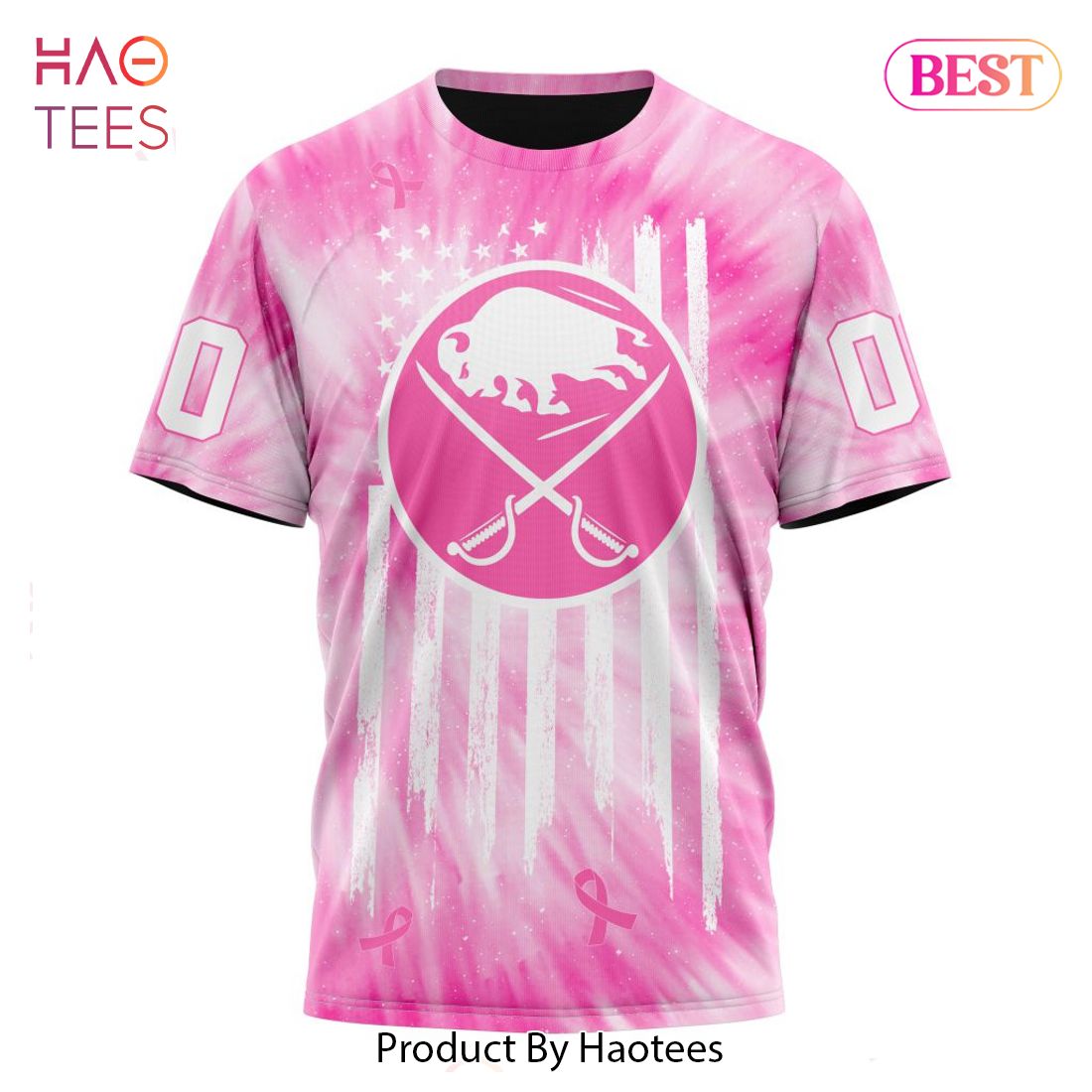 BEST NHL Buffalo Sabres Special Pink Tie-Dye 3D Hoodie BEST NHL Buffalo Sabres Special Pink Tie-Dye 3D Hoodie