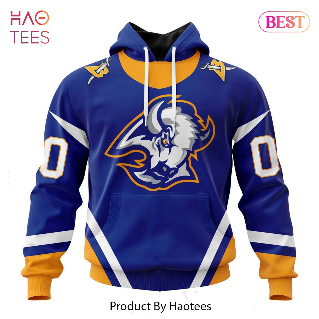 ANY NAME AND NUMBER BUFFALO SABRES REVERSE RETRO