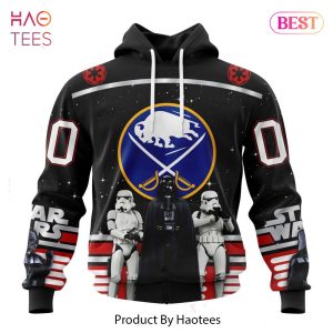 BEST NHL Buffalo Sabres Special Star Wars Design May The 4th Be With You 3D Hoodie