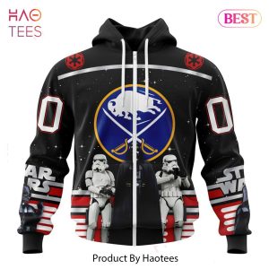 BEST NHL Buffalo Sabres Special Star Wars Design May The 4th Be With You 3D Hoodie