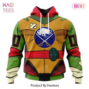 BEST NHL Buffalo Sabres Special Teenage Mutant Ninja Turtles Design 3D Hoodie