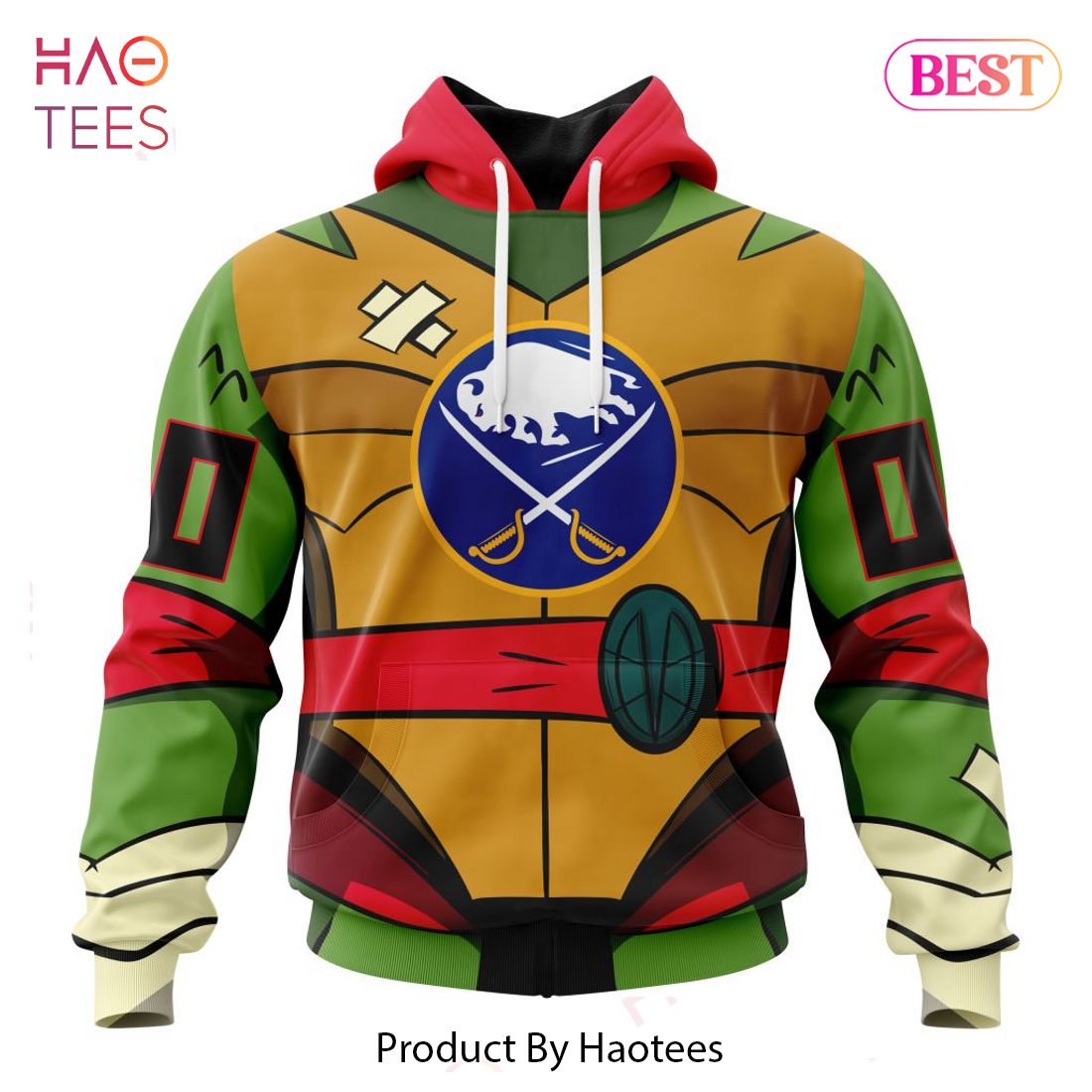 BEST NHL Buffalo Sabres Special Teenage Mutant Ninja Turtles Design 3D Hoodie BEST NHL Buffalo Sabres Special Teenage Mutant Ninja Turtles Design 3D Hoodie