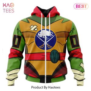 BEST NHL Buffalo Sabres Special Teenage Mutant Ninja Turtles Design 3D Hoodie