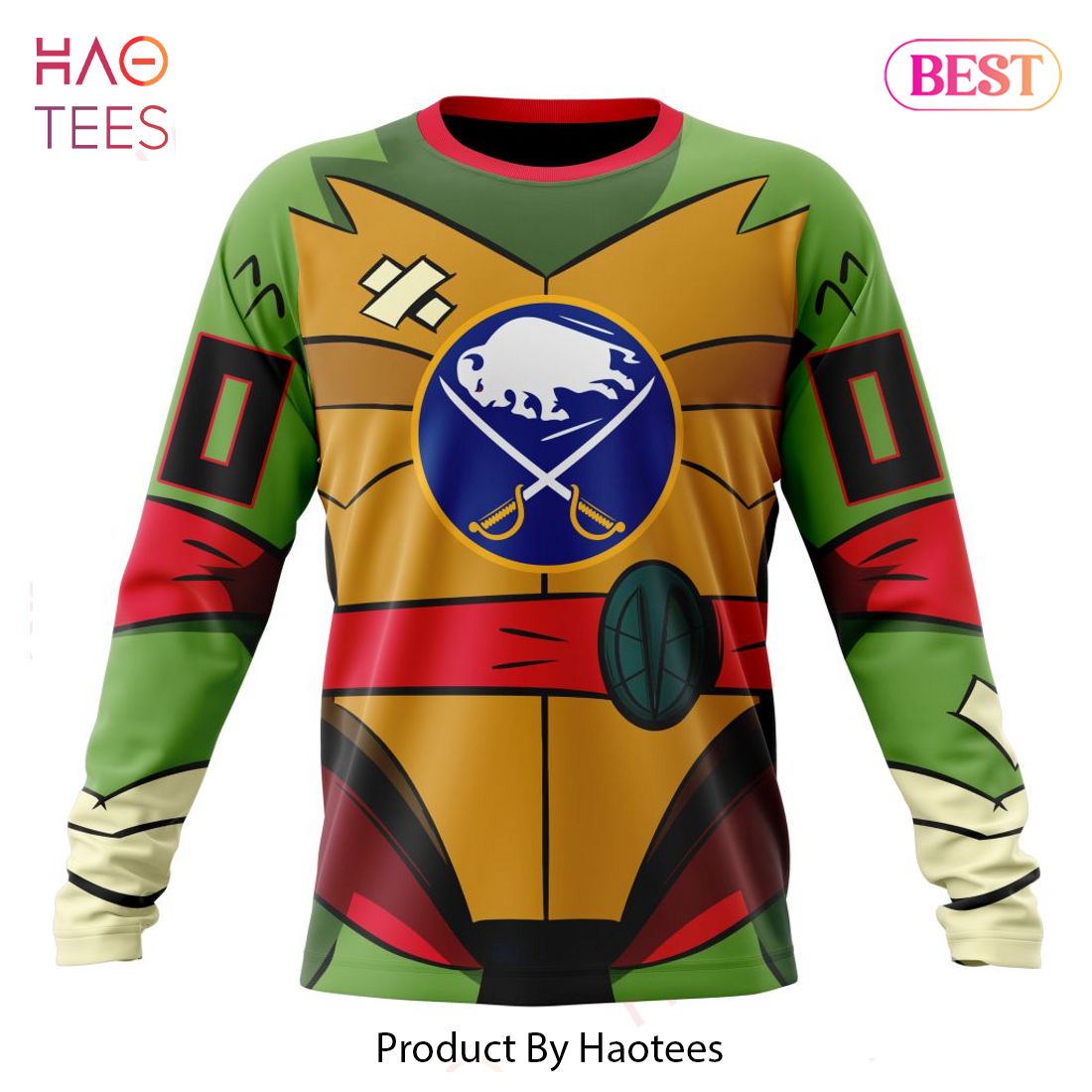 BEST NHL Buffalo Sabres Special Teenage Mutant Ninja Turtles Design 3D Hoodie BEST NHL Buffalo Sabres Special Teenage Mutant Ninja Turtles Design 3D Hoodie