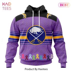 BEST NHL Buffalo Sabres Specialized Design Fights Cancer 3D Hoodie