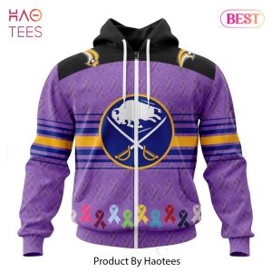 BEST NHL Buffalo Sabres Specialized Design Fights Cancer 3D Hoodie