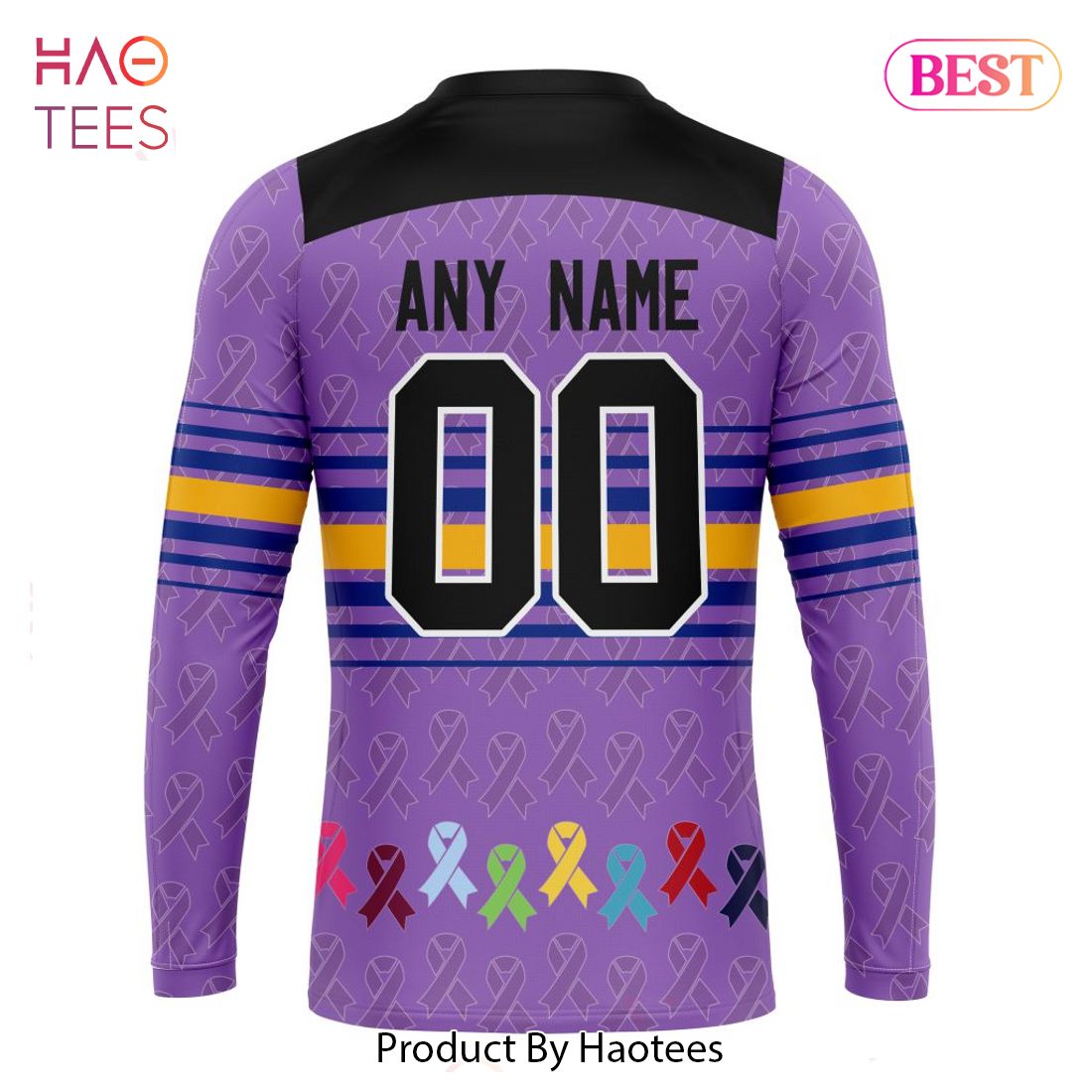 BEST NHL Buffalo Sabres Specialized Design Fights Cancer 3D Hoodie BEST NHL Buffalo Sabres Specialized Design Fights Cancer 3D Hoodie