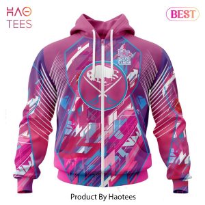 BEST NHL Buffalo Sabres Specialized Design I Pink I Can! Fearless Again Breast Cancer 3D Hoodie