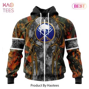BEST NHL Buffalo Sabres Specialized Design Wih Camo Concepts For Hungting In Forest 3D Hoodie