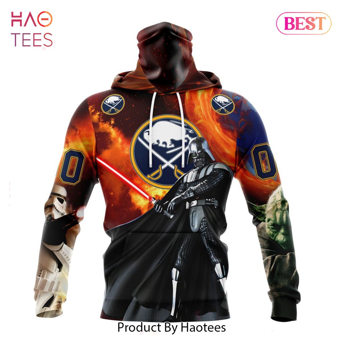 BEST NHL Buffalo Sabres Specialized Design X Star War 3D Hoodie BEST NHL Buffalo Sabres Specialized Design X Star War 3D Hoodie