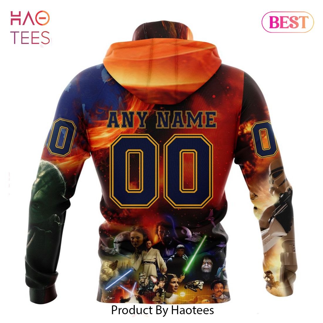 BEST NHL Buffalo Sabres Specialized Design X Star War 3D Hoodie BEST NHL Buffalo Sabres Specialized Design X Star War 3D Hoodie
