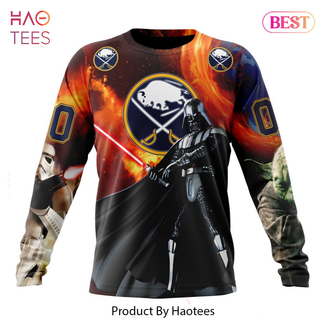BEST NHL Buffalo Sabres Specialized Design X Star War 3D Hoodie BEST NHL Buffalo Sabres Specialized Design X Star War 3D Hoodie
