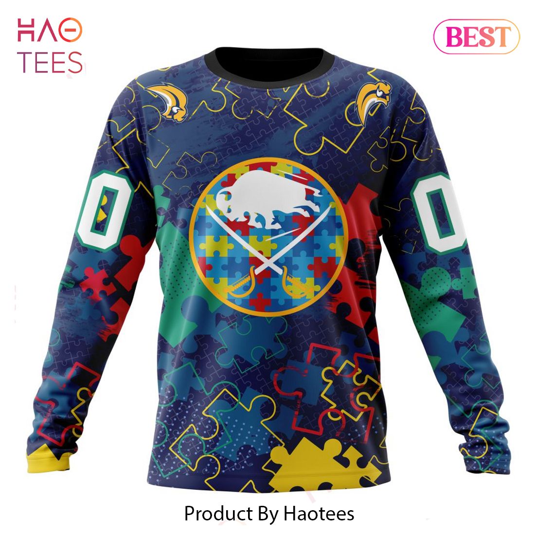 BEST NHL Buffalo Sabres Specialized Fearless Aganst Autism 3D Hoodie BEST NHL Buffalo Sabres Specialized Fearless Aganst Autism 3D Hoodie