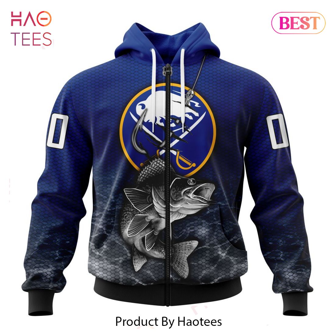 BEST NHL Buffalo Sabres Specialized Fishing Style 3D Hoodie BEST NHL Buffalo Sabres Specialized Fishing Style 3D Hoodie