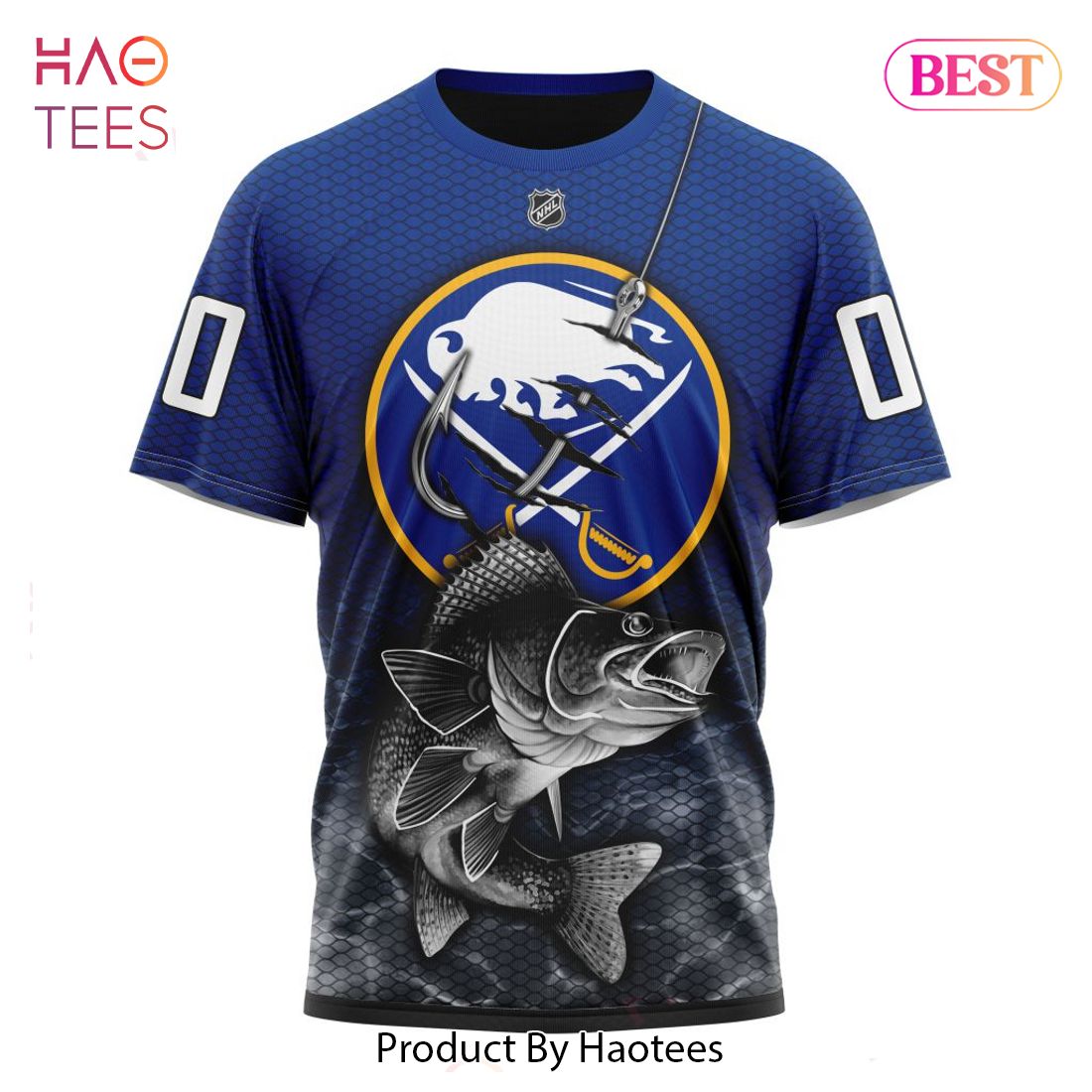BEST NHL Buffalo Sabres Specialized Fishing Style 3D Hoodie BEST NHL Buffalo Sabres Specialized Fishing Style 3D Hoodie