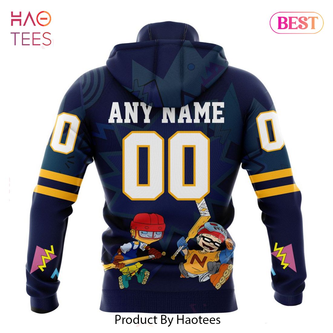 BEST NHL Buffalo Sabres Specialized For Rocket Power 3D Hoodie BEST NHL Buffalo Sabres Specialized For Rocket Power 3D Hoodie