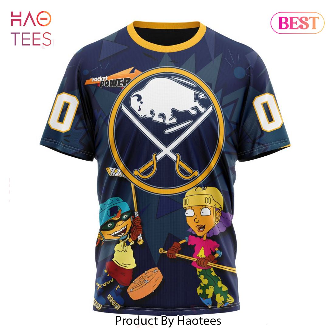 BEST NHL Buffalo Sabres Specialized For Rocket Power 3D Hoodie BEST NHL Buffalo Sabres Specialized For Rocket Power 3D Hoodie