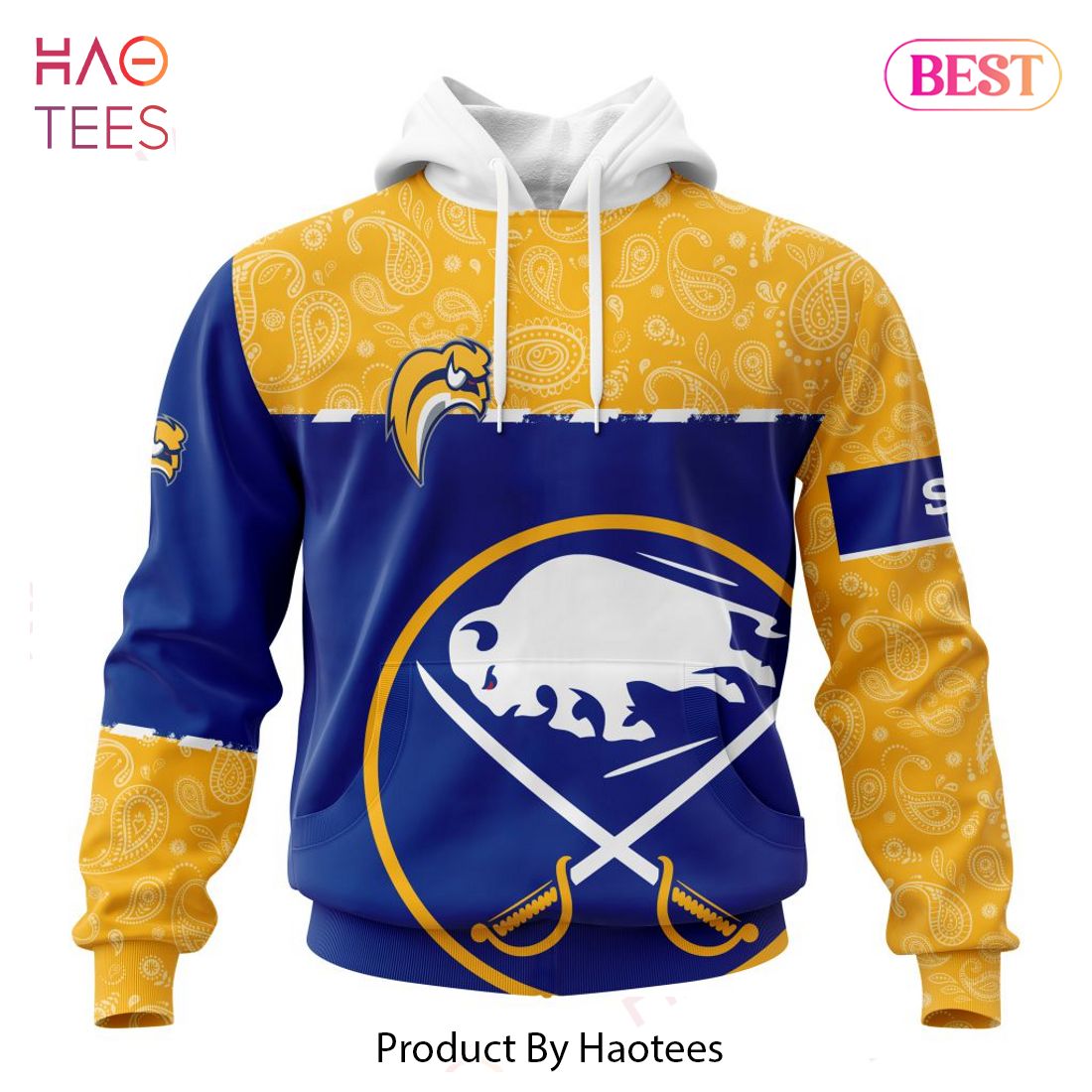 BEST NHL Buffalo Sabres Specialized Jersey Hockey With Paisley 3D Hoodie